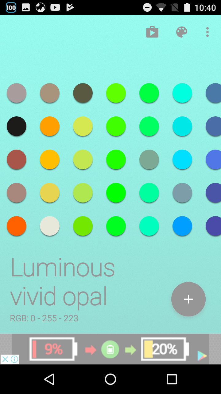 Color Wallpaper 目に優しい単色壁紙を作る Android Square