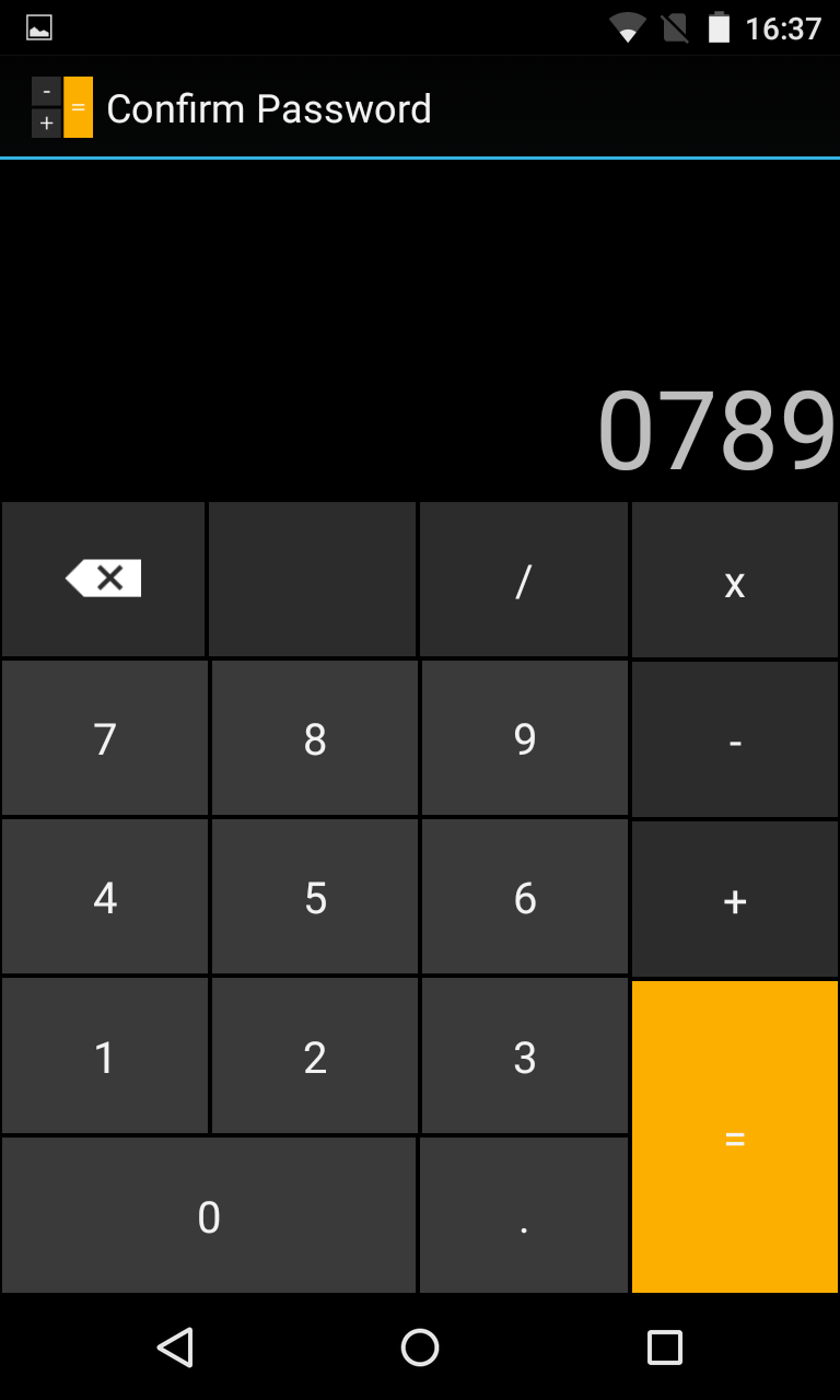Smart Hide Calculator 実用的な電卓に偽装した 見えないギャラリー Android Square