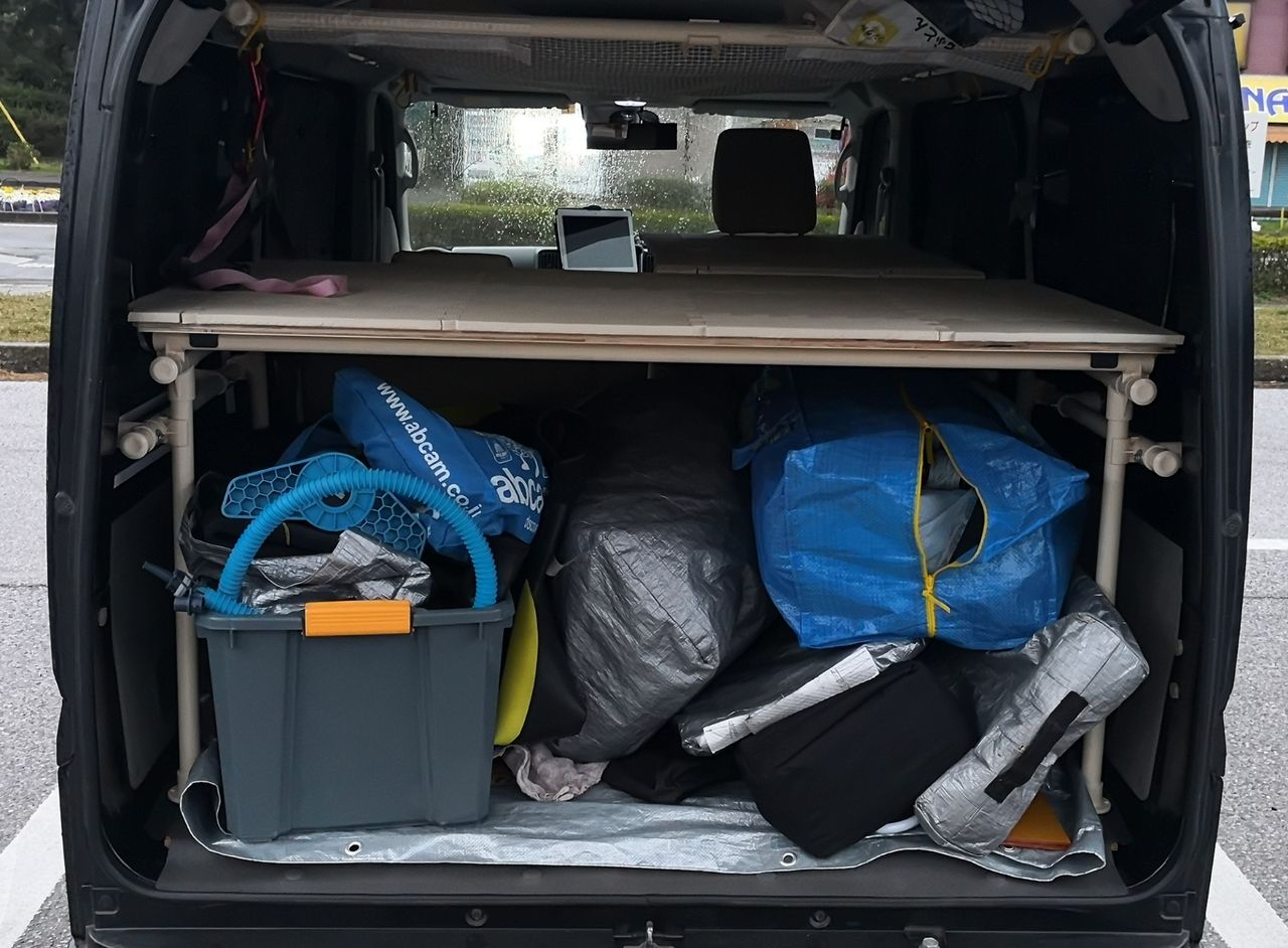 エブリィの荷台を2段ベッド化する作戦 おそとだいすき Blog