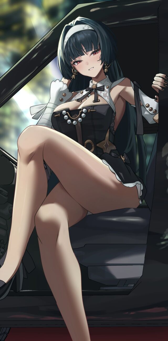 二次元 - 【二次】足組み女性とかいう妙に絵になる存在の画像まとめ