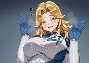 二次元 - 【Marvel Rivals】インビジブル・ウーマン(Invisible Woman)のエロ画像