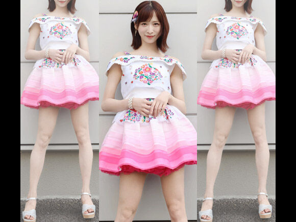 三次元 - AKB４８エース小栗有以 スカートから美ふともも・美脚