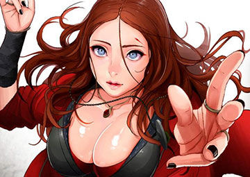 二次元 - 【Marvel Rivals】スカーレット・ウィッチ(Scarlet Witch)のエロ画像