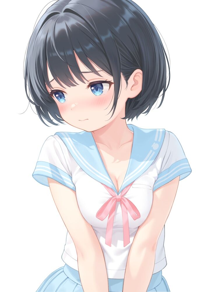 二次元 - 【二次】セーラー服女子まとめ、可愛い制服姿のイラスト集めた