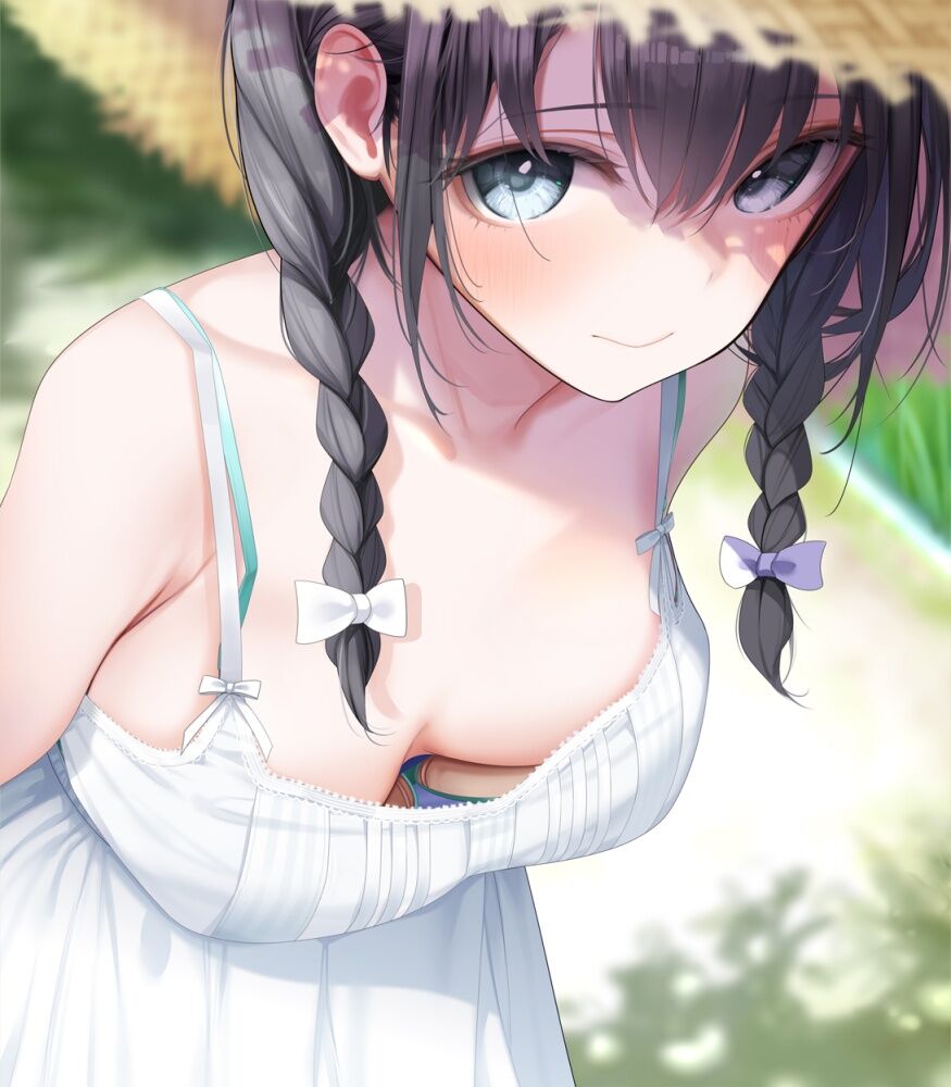二次元 - 【二次】胸チラ女性の不意打ちすぎるだろって画像ｗｗｗ