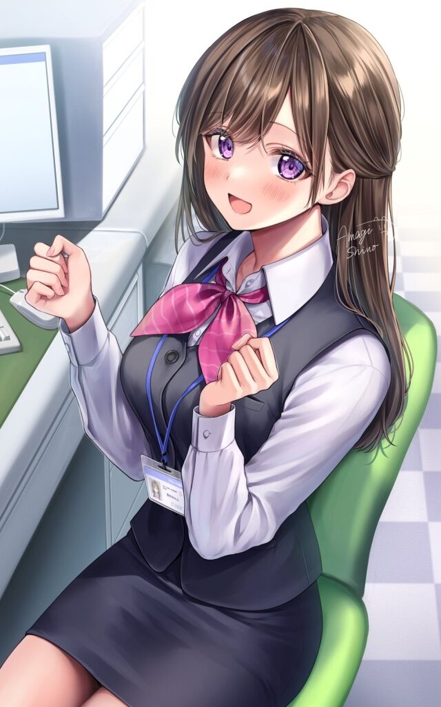 二次元 - 【二次】OL画像、スーツ姿が最高すぎるまとめｗ