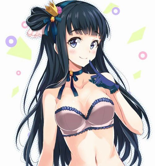 【二次・ZIP】ずらして乳首拝みたいストラップレスブラの美少女画像