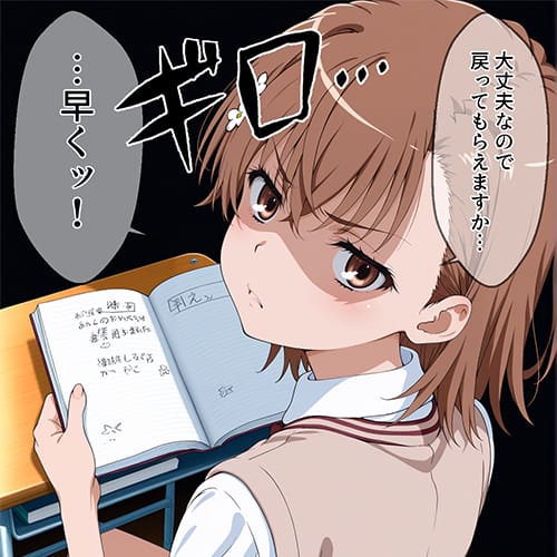 二次元 - 【とある科学の超電磁砲】嫌われキモデブ教師の催眠アプリ！プライドの高い御坂美琴がカラダの自由を奪われて…