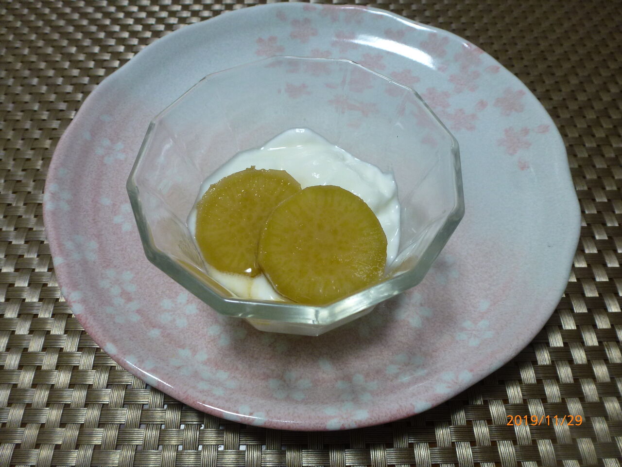 さつまいもヨーグルト アンアンのおやつ日記