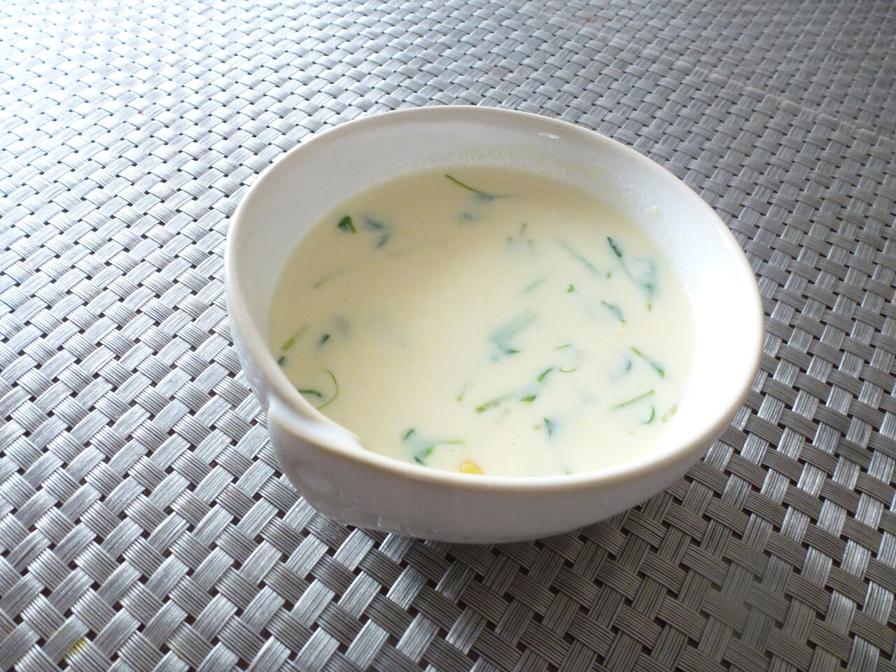 冷製豆乳コーンスープ アンアンのおやつ日記