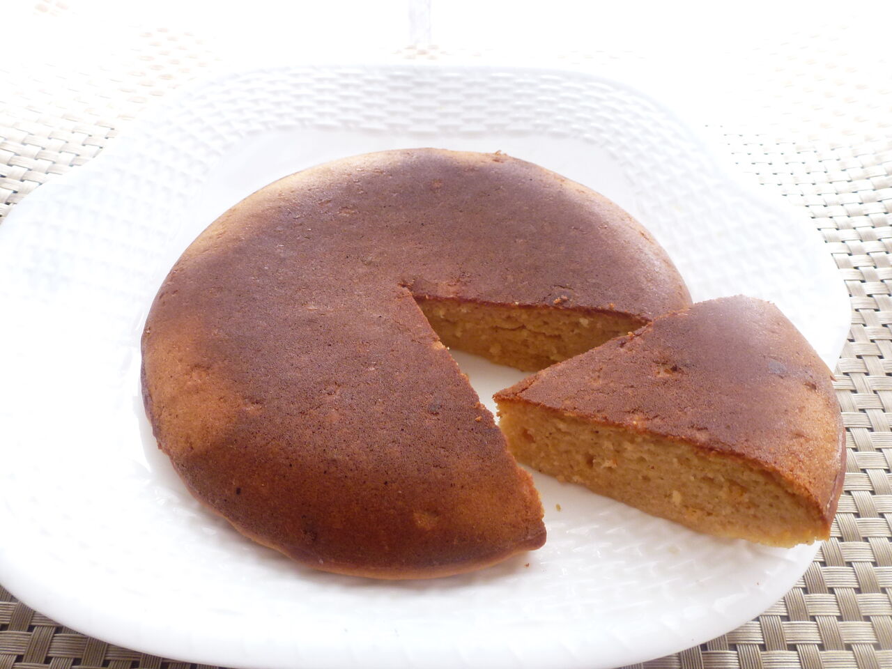 きなこ米粉炊飯器ケーキ アンアンのおやつ日記