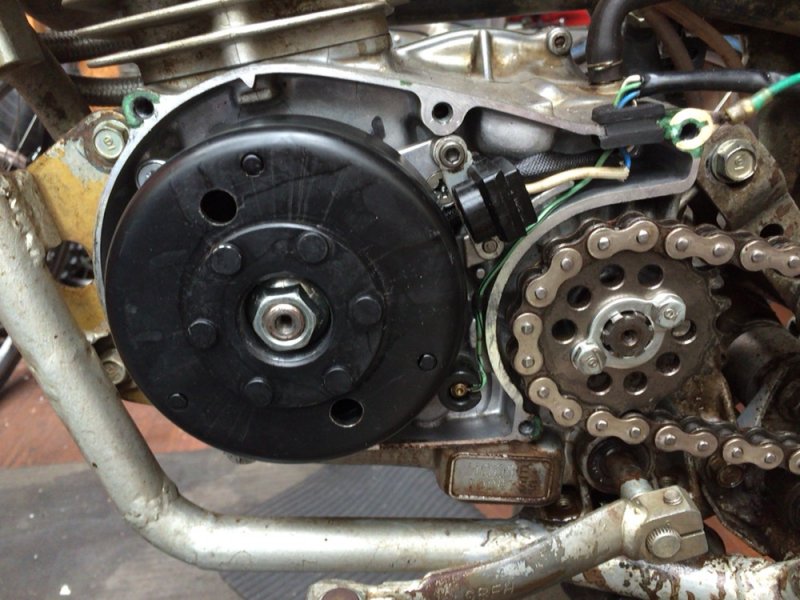 エイプ100 XR100 NSF100 デイトナ軽量フライホイール 廃盤 NSF100軽量