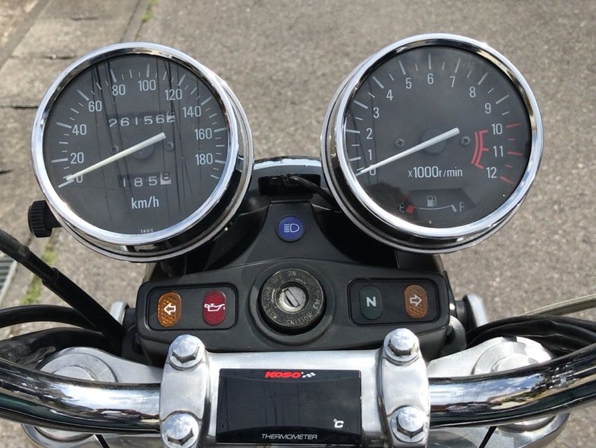 ゼファー400 ゼファー メーター パイロット インジケーター カバー 244A