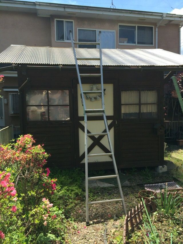 ガレージの屋根が飛んだ アンビンバンコな４ストミニ