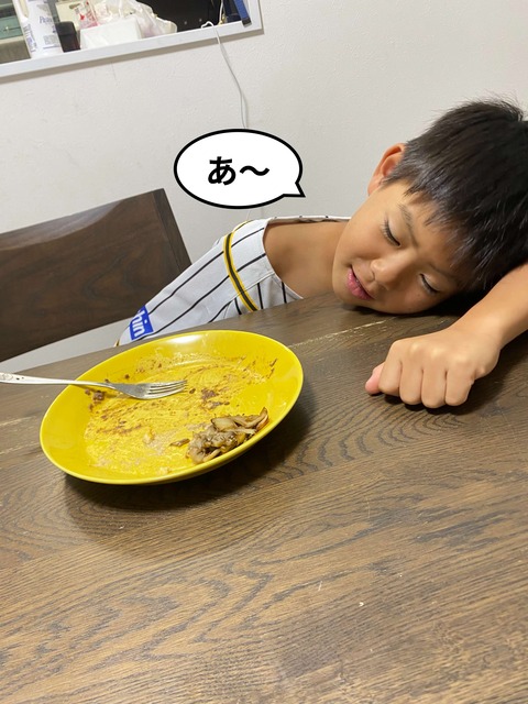 パワーアップのために！ 何とか食べたい！！