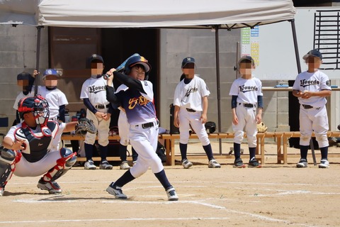 野球チームで母の日のありがとう！