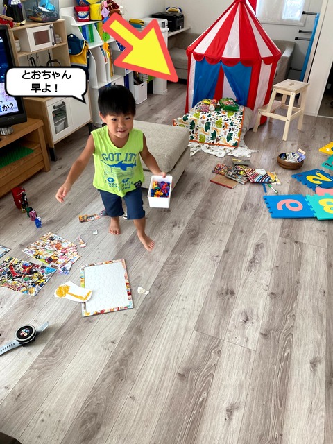 突然始まった、お店屋さんごっこ。