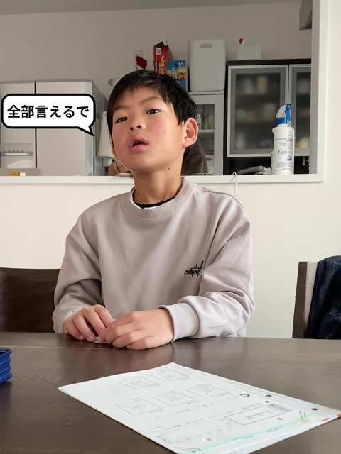 いつの間にかアッサリとマスターした掛け算九九！ でも･･･。