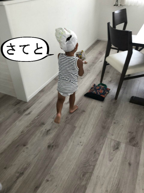 オムツかぶって、ジャムおじさん。