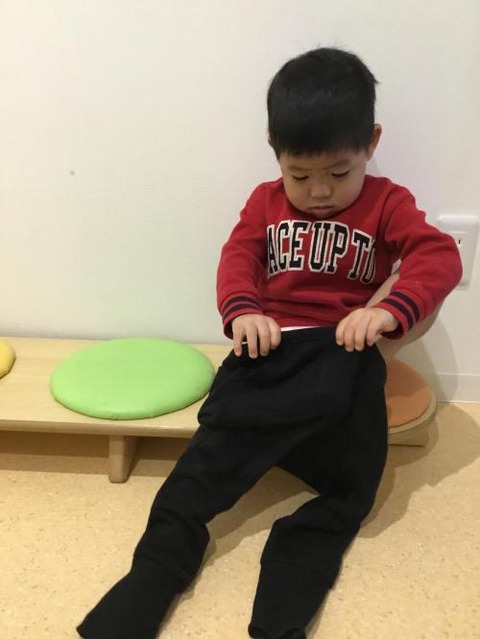 ようやく、はっちゃんも乗り越えた！　オムツの壁。