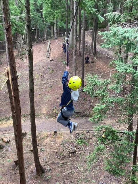 フォレストアドベンチャーでジップラインにチャレンジ！　②