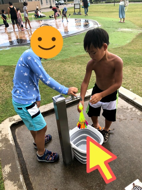 夢中に水遊びする結果･･･。