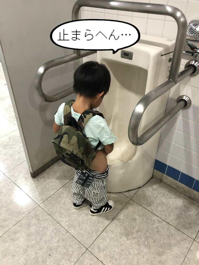 もう安心！ 安定度を増した立ちション！ : とおちゃんと、はっちゃん。