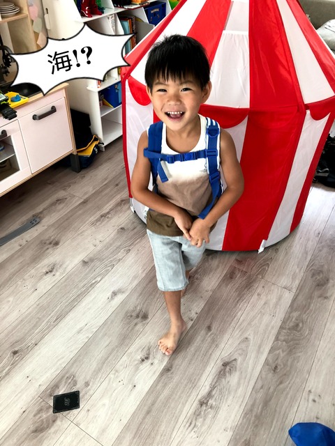 海水浴で日本海へ！！　①