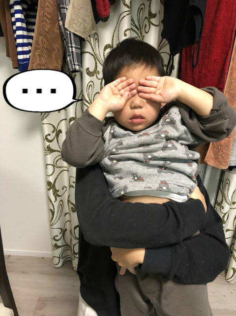 泣き顔は見せられへん。　はっちゃん、男の意地。