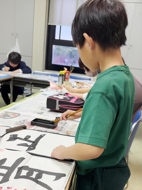 とおちゃんを越えた習字！！