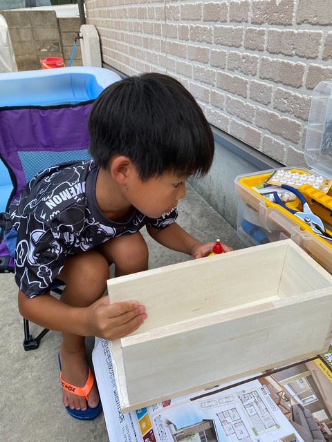 夏休みの工作！ せっかくなので使えるものを。