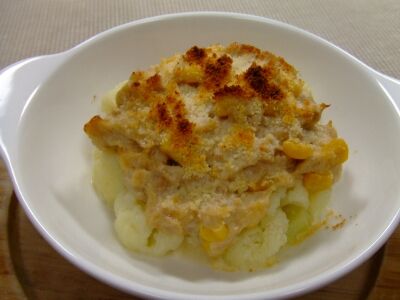 カリフラワーのツナマヨ焼き
