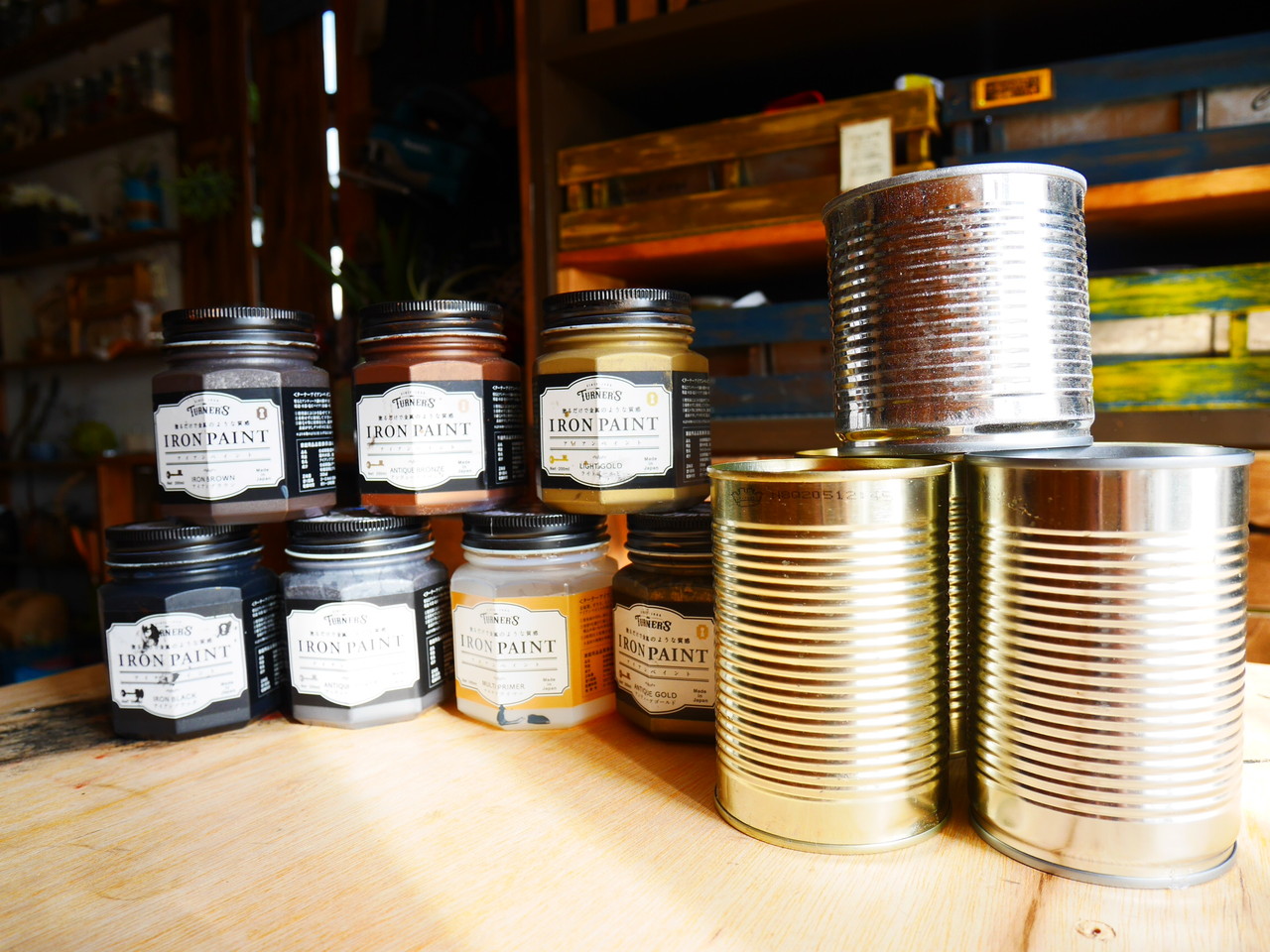 アイアンペイントを使って作るリメイク缶* : HANDWORKS*RELAX anさんの
