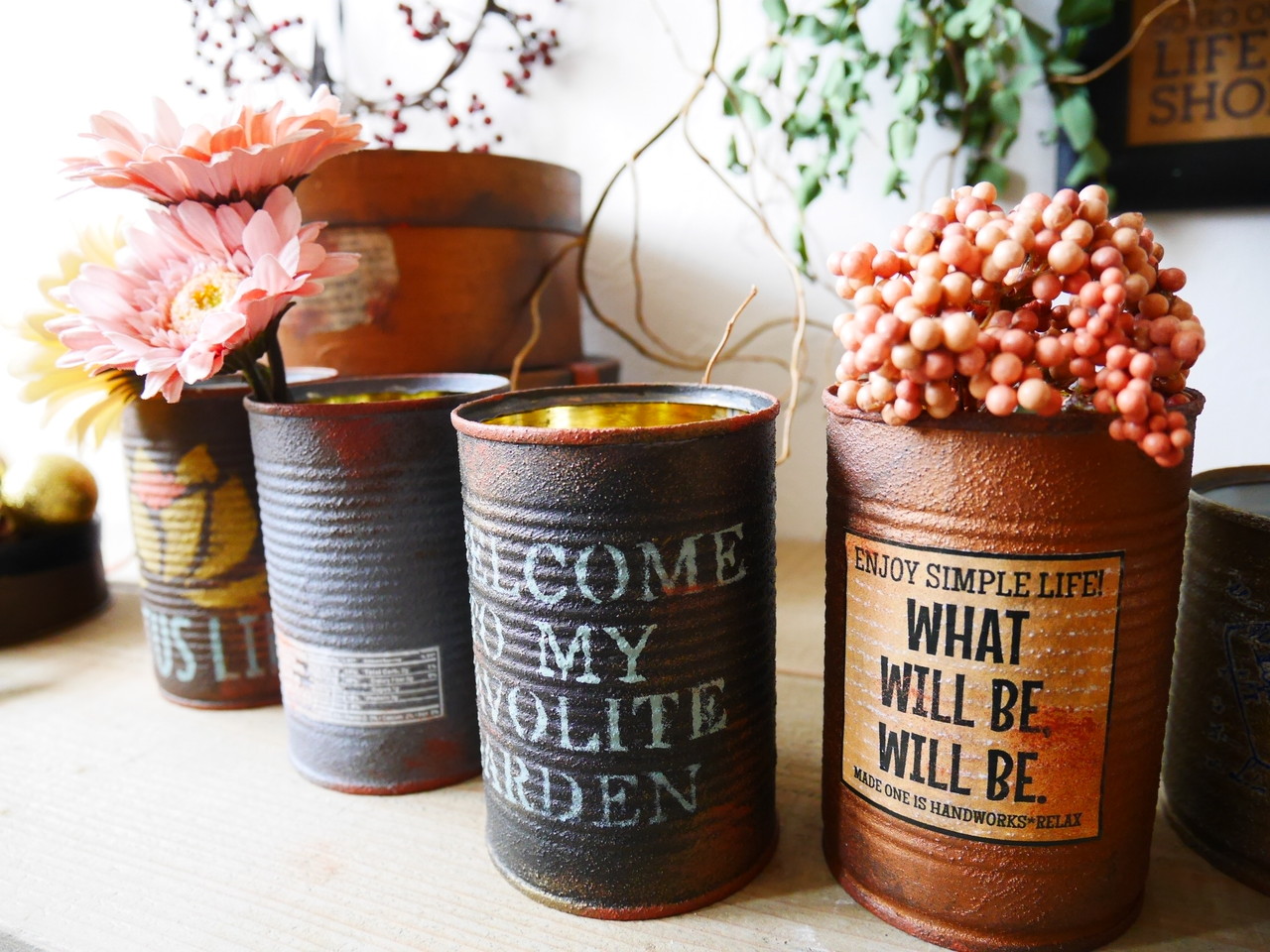 ガーデニング雑貨 リメイク缶 リメ缶 【公式通販】 リメイク缶