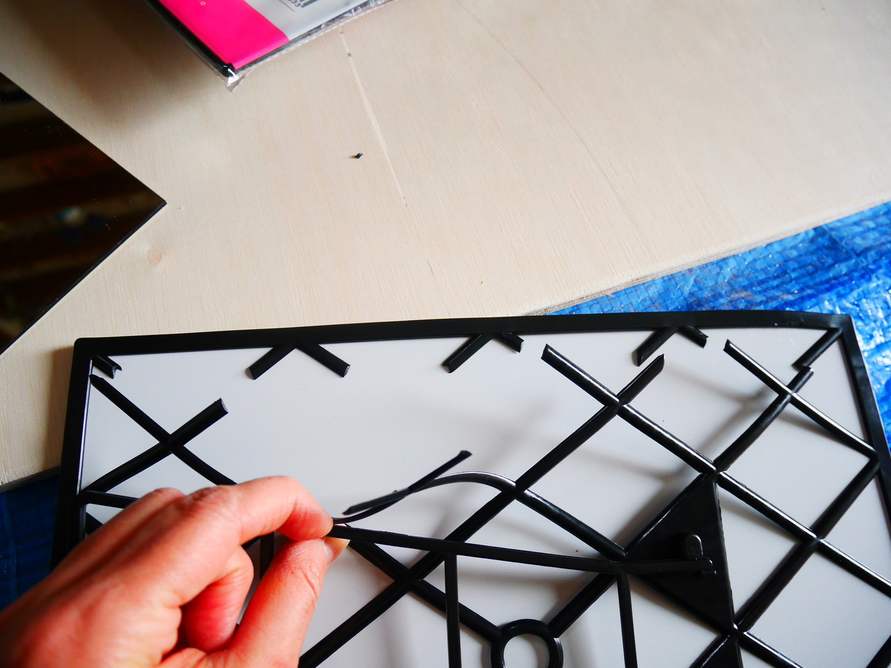 セリアの鏡を５枚使って姿見をdiy Handworks Relax Anさんのdiy リメイク 日々のこと Powered By ライブドアブログ