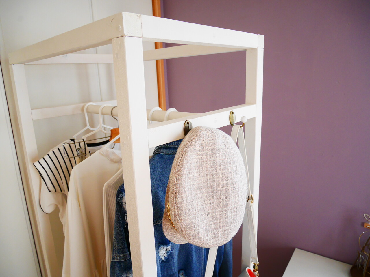 高1女子部屋diy ニトリのバスケットにサイズを合わせてハンガーラックをdiy Handworks Relax Anさんのdiy リメイク 日々のこと Powered By ライブドアブログ