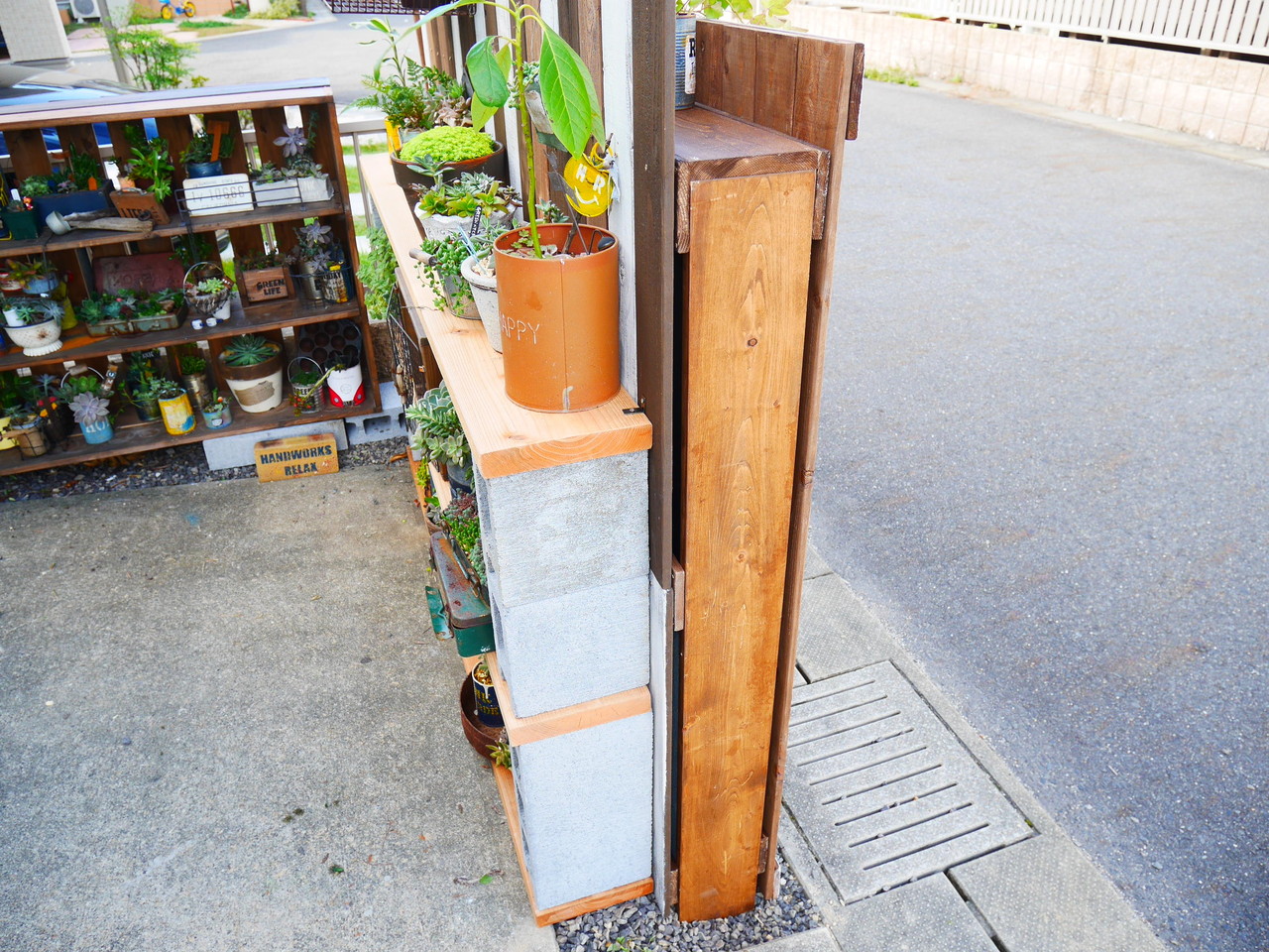 足場板とブロックで棚をつくってガーデンフェンスdiy完結 Handworks Relax Anさんのdiy リメイク 日々のこと Powered By ライブドアブログ 足場板とブロックで棚をつくってガーデンフェンスdiy完結 Handworks Relax Anさんのdiy リメイク 日々のこと Powered By ライブドアブログ