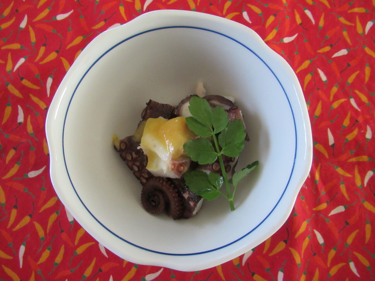 ランチ ダンクばら寿司 地ダコ辛子酢味噌 山野草 はな家の日記