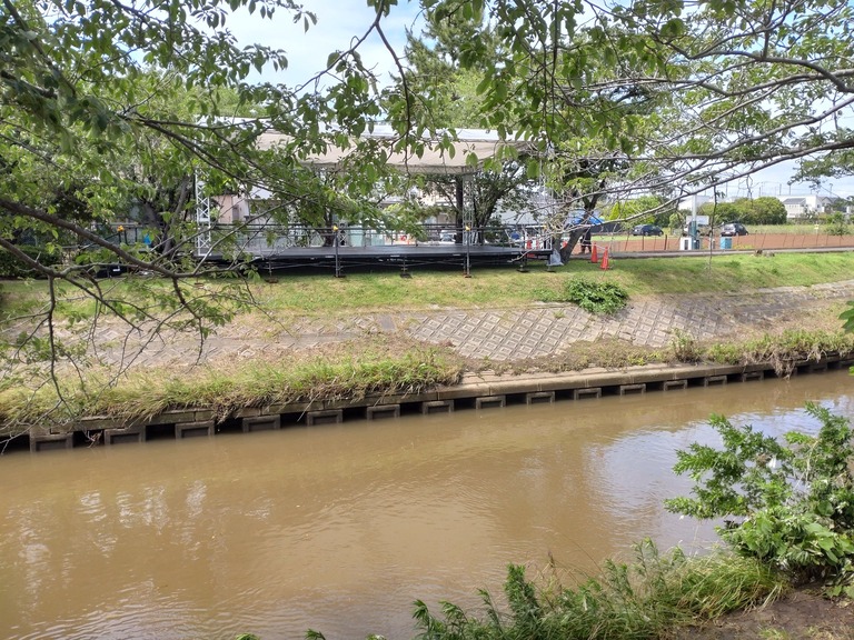 船橋市海老川_2023年6月の大増水