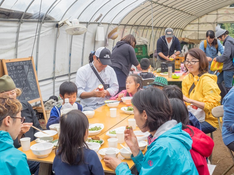 山田農場の一年・十月(枝豆の会)19