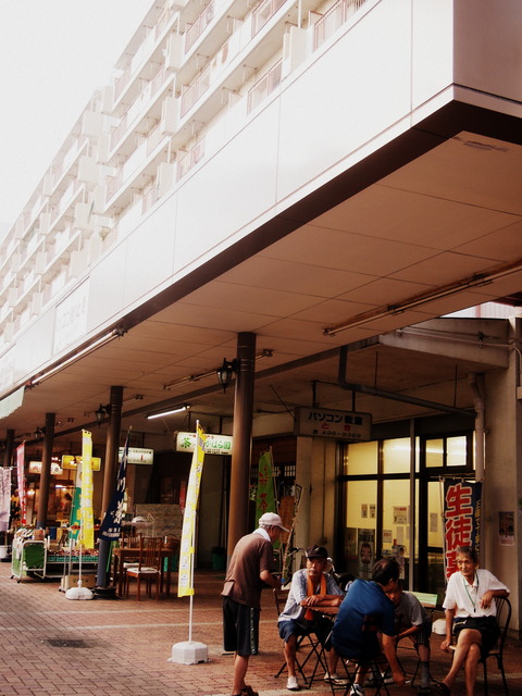 いつもの芝山団地商店街