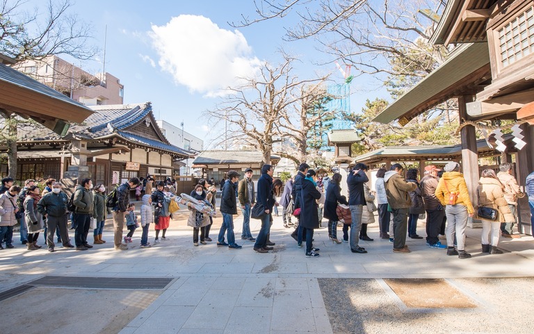 船橋大神宮へ初詣2017-4