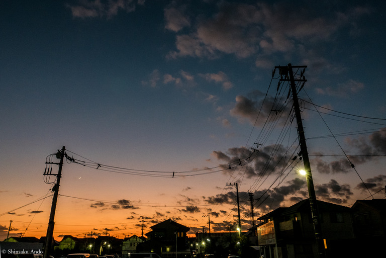 夕焼け20171220
