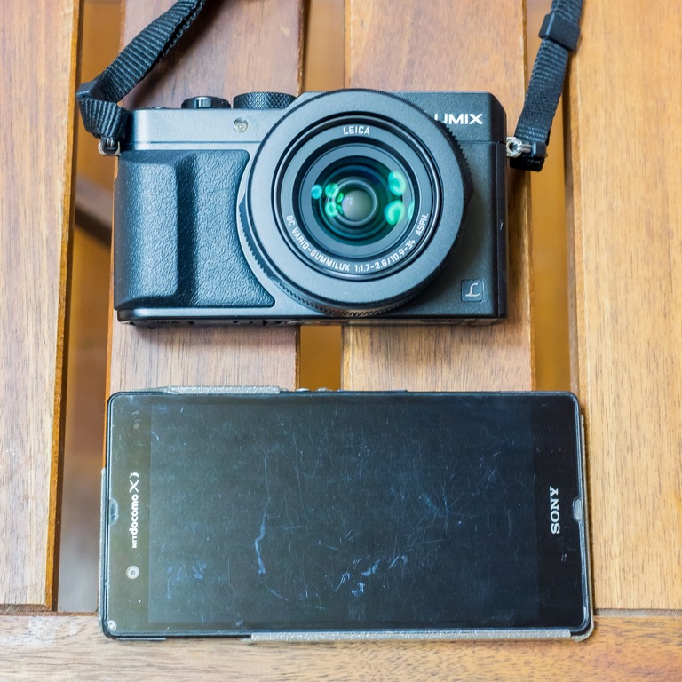 Panasonic LUMIX DMC-LX100‐2(大きさ比較)