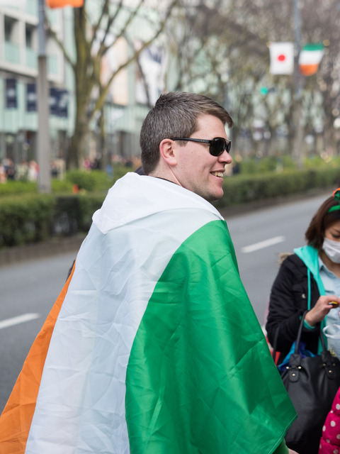 アイルランド国旗のマント