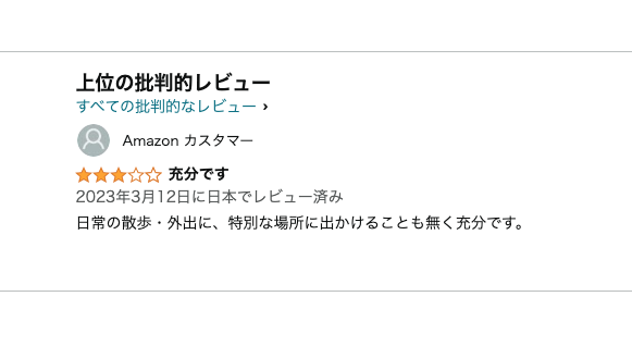 Amazonレビュー