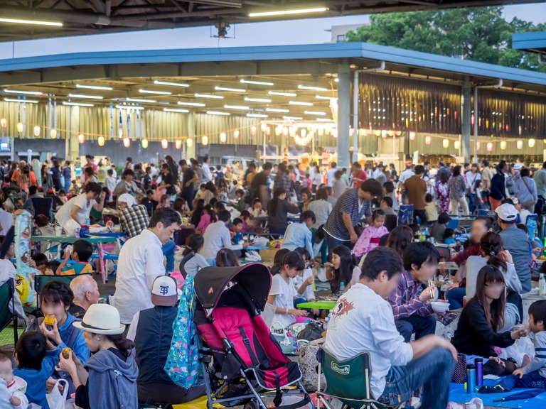 船橋市場の盆踊り大会2015