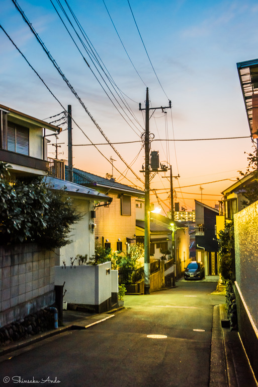 芝山4丁目の夕焼け20160304-2