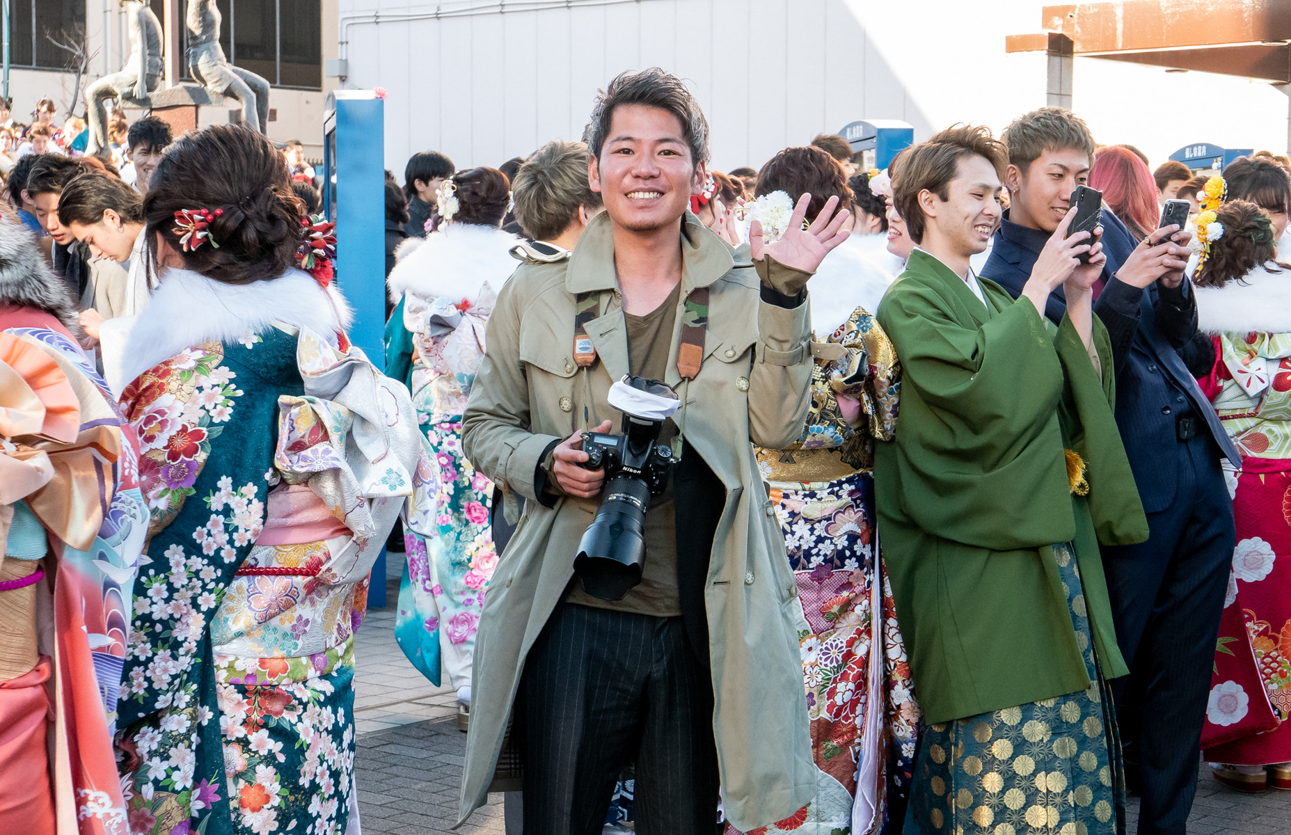 成人式の撮影 安藤信作の 船橋から 小さいけれどいいものを