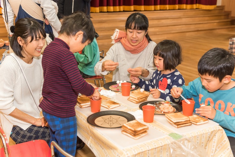 子と葉|お菓子の家作り20161218-7